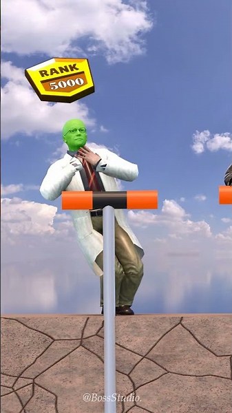 Rank Up Challenge: Help TV Man Never Give Up!