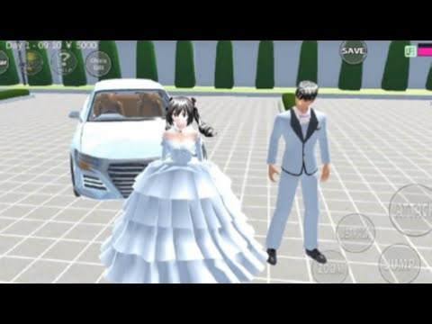 ❄️ Ice Princess Snow White Dress Tutorial sakura School simulator 