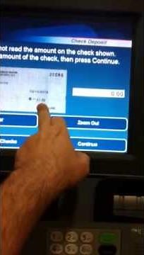 How to do a check deposit on a Suntrust Bank ATM