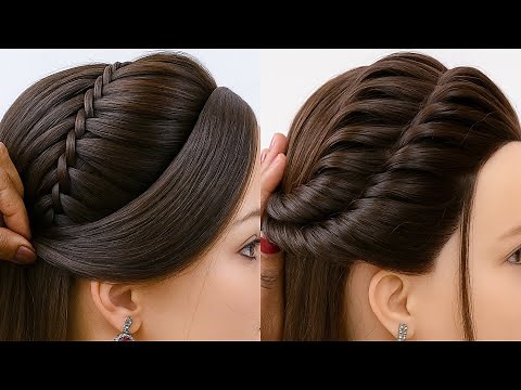 Simple & Beautiful Hairstyle Tutorial | New Hairstyle For Girls | Hair Style Girl