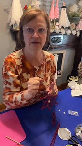 34K views · 1.2K reactions | Let’s make a poinsettia ornament using 3 pipe cleaners and some bling for the center!殺殺 | The Crafty Decorator | Facebook