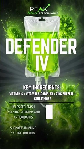 Defender IV: Boost Your Immune System Fast 💚 Johnson City IV Therapy