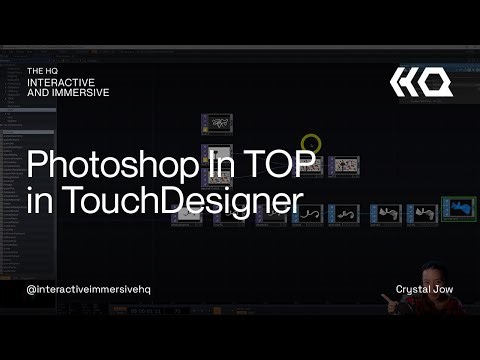Photoshop In TOP in TouchDesigner - TouchDesigner Tutorial 161