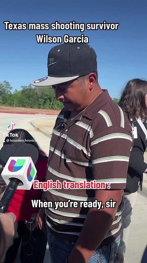 Wilson Garcia is the husband of Sonia Argentina Guzman Taibot, 25, and stepfather of Daniel Enrique Lazo Guzman, 9, who were killed in the Cleveland mass shooting. Fighting tears, Garcia explains how he escaped. | Houston Chronicle