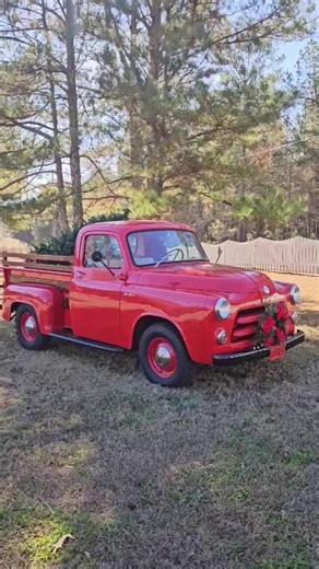 Mark McDonald says, "My 1954 Dodge is ready for Christmas" Nice Truck. #Dodge #Christmas | Just Old Trucks
