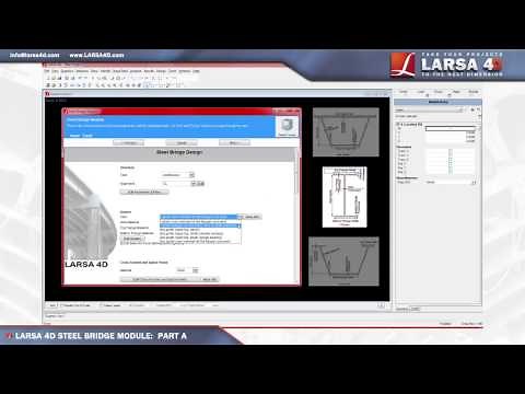 LARSA 4D Steel Bridge Module Part A