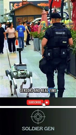 AI Patrol Robot: The Future of Police Support #futuretechnology