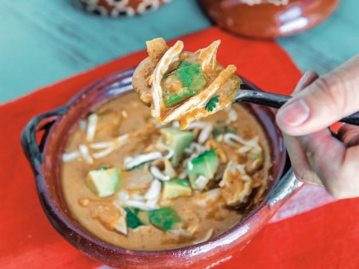 Cheesy Chicken Tortilla Soup