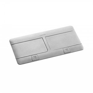 Legrand Arteor 6 Module Pop-Up Floor Box - Matt Aluminium (054012) | Pop-Up Boxes | Livecopper