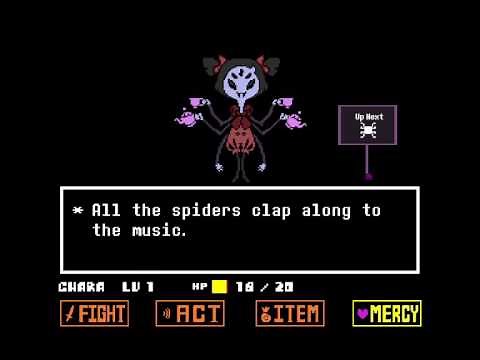 UNDERTALE Muffet Fight (Colored Sprite Mod)