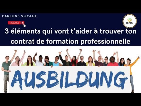 3 éléments clés du dossier de candidature pour un Ausbildung en 2022