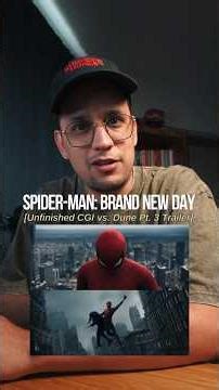 These Spider-Man clips being released show that the CGI is clearly not done yet #spiderman #movies