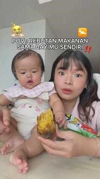 FIGHTING OVER FOOD WITH MY BABY! 😂