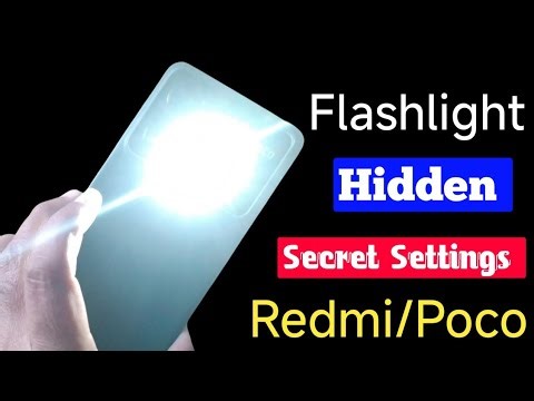 Flashlight Hidden Feature : any Redmi/Poco ! HyperOS SECRET SETTING