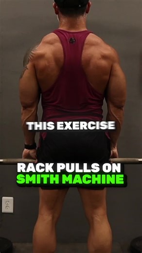 Here's the correct way to do rack pulls on a smith machine. If you want a custom 7 day workout comment GYM and I'll send it completely free! #rackpulls #smithmachine #backworkout #gymtutorial #beastmode #bodybuilder #gains zw