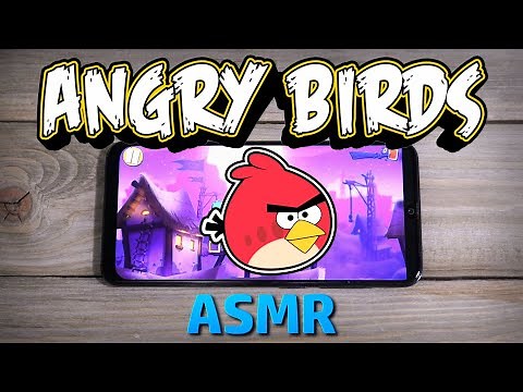 ASMR - ANGRY BIRDS 2- Whispers, Gum Chewing, Gameplay!