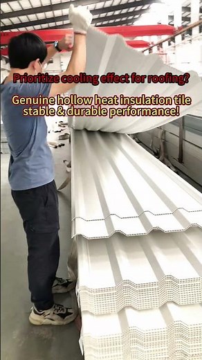 Lesso Hollow Roofsheet stable & durable performance! #roof #atap #hollow #upvc #hollowtiles