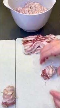 Bacon wrapped Chicken Bites