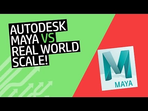 Autodesk Maya Tutorial - Working with real world measurements