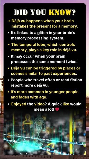 Why Do We Get Déjà Vu? Explained in Seconds!