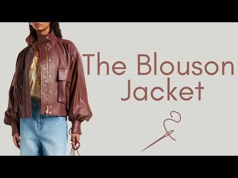 The Blouson Jacket - trends, pattern review & makes