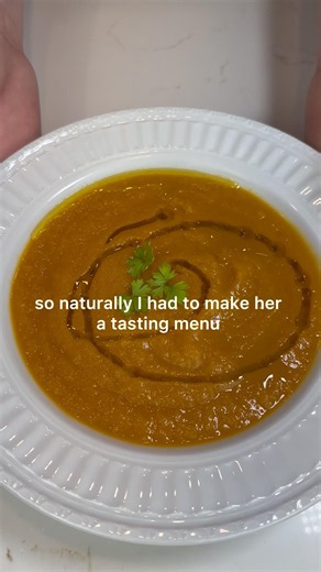 A tasting menu you don’t need teeth to eat