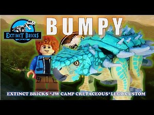 BUMPY - LEGO ANKYLOSAURUS CUSTOM CAMP CRETACEOUS JURASSIC WORLD DINOSAUR BY EXTINCT BRICKS
