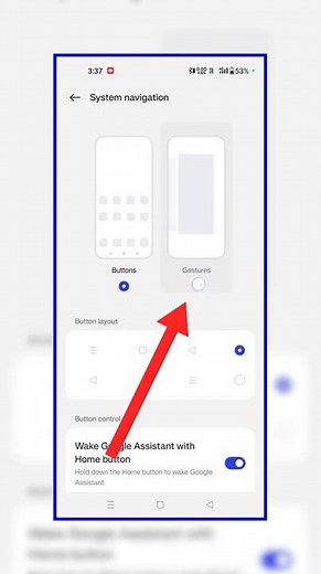 🫡Mobile Navigation Gesture Setting 😯 | How to Use Navigation Gesture in Android #mobiletips #views