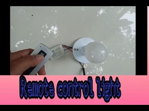 How to make/connect remote control light switch on/off