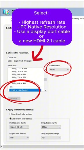 Easy PC monitor fix #pc #nvidiasettings #nvidiacontrolpanel