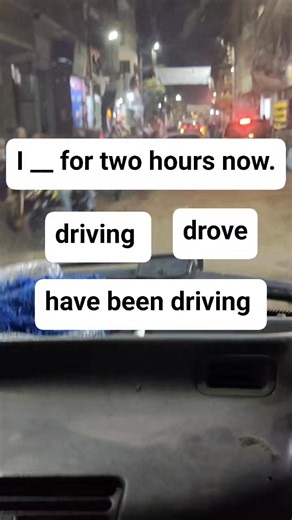 I ____ for two hours now. #learnenglish | Learn English with us