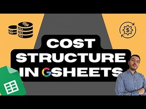 Create a COST Template for Starting Businesses in Google SHEETS 📊