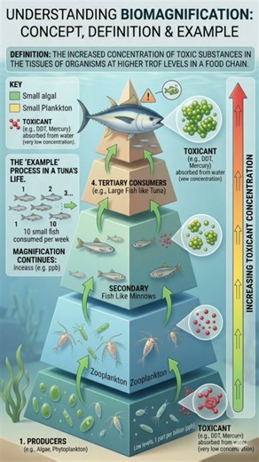 Biomagnification explanation class 10 #science