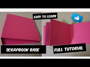 #DIY : How to make scrapbook base full tutorial || 6×6 size