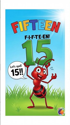May 5, 2026 f-i-f-t-e-e-n || number spelling song ||learn spelling of 15