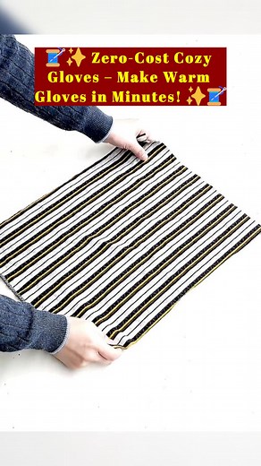 39K views · 613 reactions | 淋✨ Zero-Cost Cozy Gloves – Make Warm Gloves in Minutes! ✨淋 #fblifestyle | All Girls' Things | Facebook