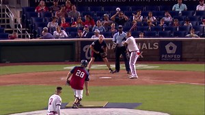 In case you missed it over the weekend, the Battle of the Bases Championship game took place at Washington Nationals Park after the conclusion of the Nationals-Rockies game on Saturday afternoon. The championship featured a seven-inning game against Joint Base Anacostia-Bolling and Joint Base Myer-Henderson Hall for the title with Anacostia-Bolling ultimately pulling out the win with a 23-10 victory. Family, friends and fans-alike had the opportunity to watch the two bases display their athletic