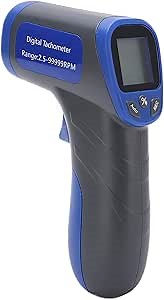 Tachometer, Non Contact Wide Range Photoelectric Rpm Gun Handheld for Motor for Industry