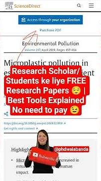 How to download research paper for free google scholar sci hub #phdlife #reviewofliterature #researc