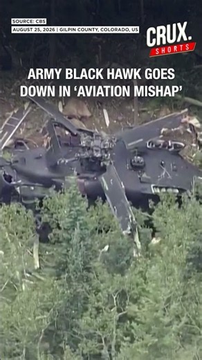 US Army Black Hawk Makes crashes In Colorado