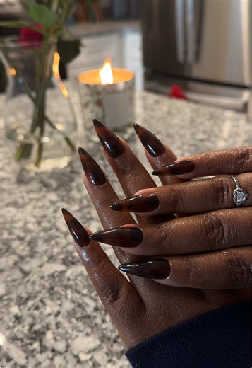 Tortoise Shell Press On Nails Tutorial at Home