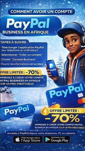 comment avoir un compte PayPal business en Afrique