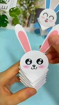 The paper bunny jumping game is easy to do.