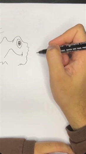 Day 28/50: Bearded Dragon 🦎 #lizard #beardeddragon #art #artist #inkcapableart #trynottolaugh