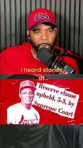 Curt Flood & Mickey Mantle: The RESERVE CLAUSE EXPLAINED! #shorts