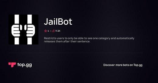 Add JailBot Discord Bot | The #1 Discord Bot and Discord App List