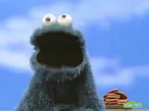 Sesame Street - Cookie Monster being Unexpected