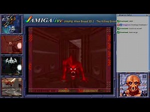 Playing Amiga game: Alien Breed 3D II - part 1