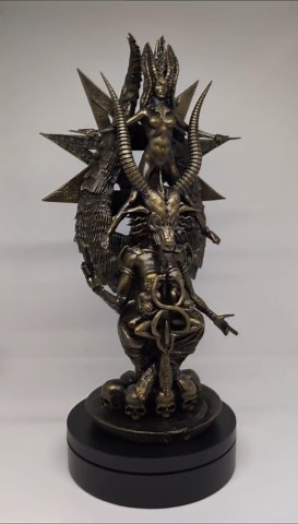 Inspired H.R. Giger Baphomet 3D Resin Sculpture 11.8" (30 Cm/300 Mm) - Etsy