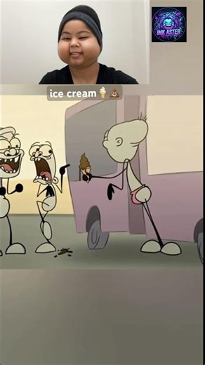 ice cream🍦❌poop cream✅🤣#trending #animation #reaction